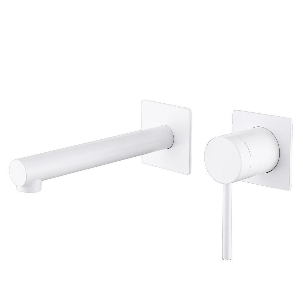 original-7096.jpg Смеситель для раковины встраиваемый Abber Emotion белый однорычажный (AF8812W) — изображение 1