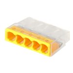 Клемма на 5 проводов КМ 2273-205 0,5-2,5 кв.мм самозажимная без пасты (20 шт.) (ЦБ-00021636)