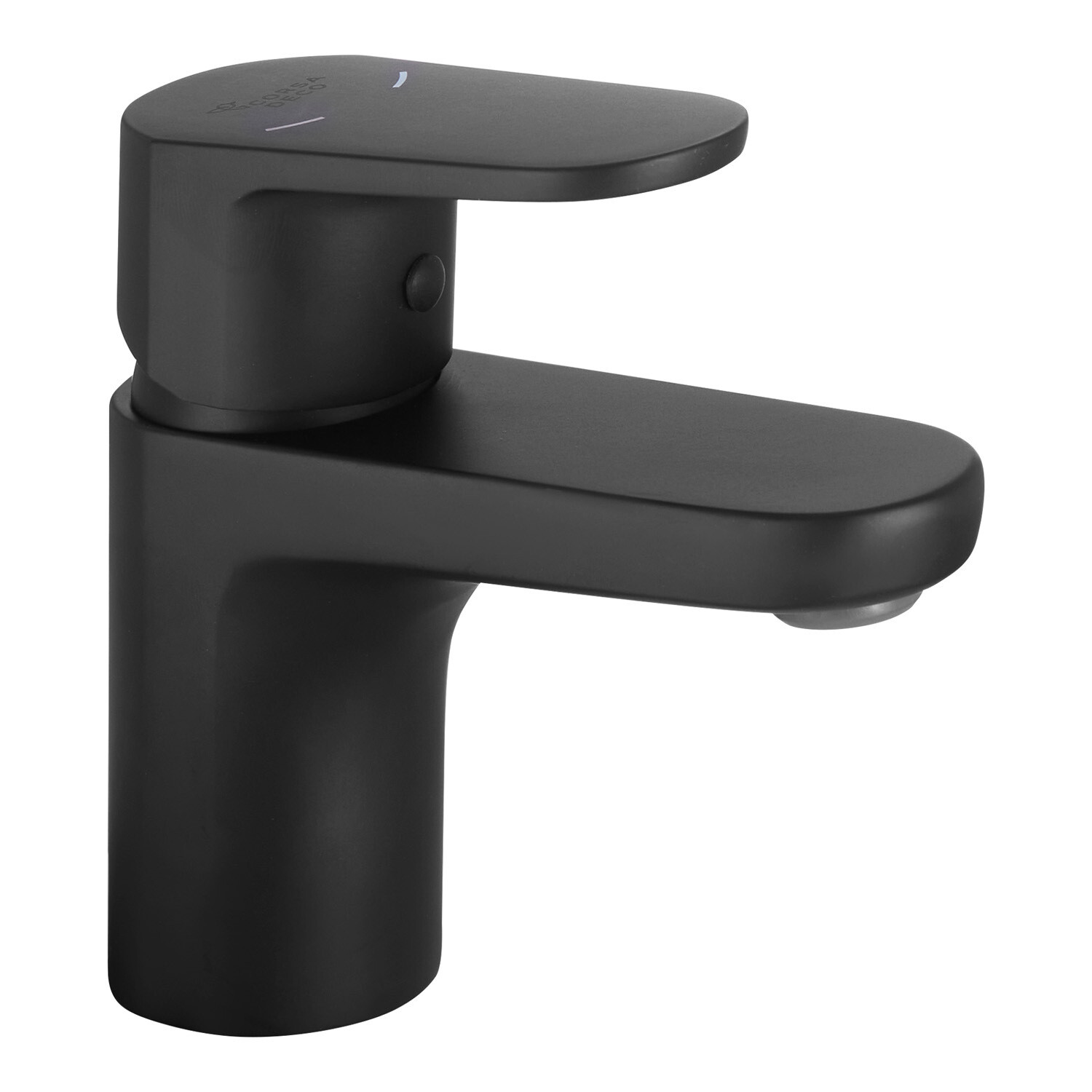 original-7429.jpg Смеситель для раковины Corsa Deco CX черный однорычажный (FBCXB) — изображение 1