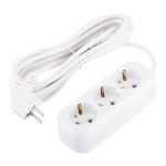 Удлинитель UNIVersal 3 розетки 5 м ПВС 3х1 кв.мм 13 А 2,9 кВт белый (9631978)