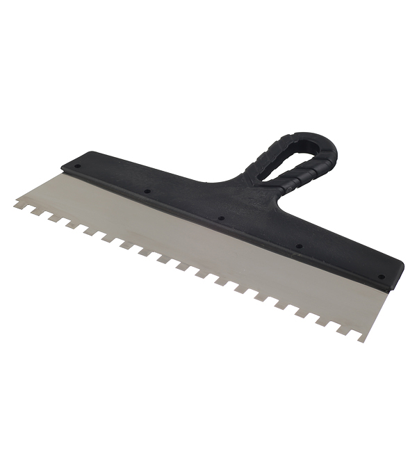 original-7486.jpg Шпатель зубчатый 300х8 мм с пластиковой ручкой (131153) — изображение 1