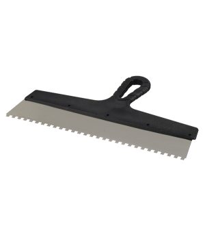 Шпатель зубчатый 350х6 мм с пластиковой ручкой (131155)