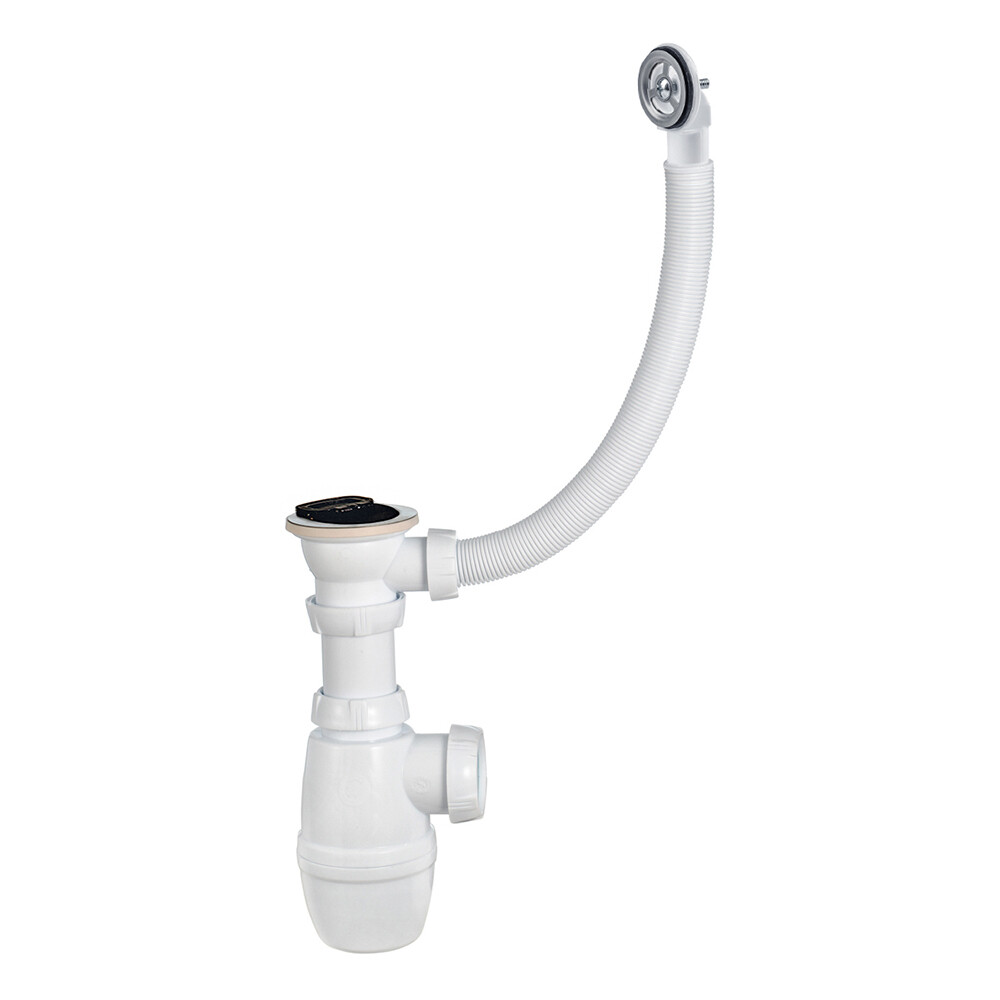 original-7709.jpg Сифон для раковины Wirquin Минор 1 1/2х40/50 мм с выпуском 40/50 мм с соединением 40/50 мм белый (30987191) — изображение 1