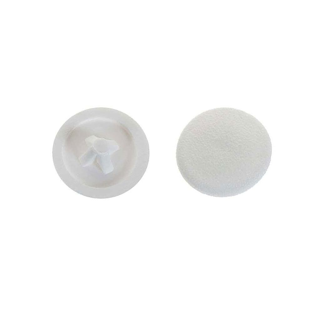 original-7791.jpg Заглушка декоративная пластиковая на шуруп №2 белая (50 шт.) — изображение 1