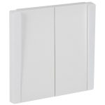 Выключатель IEK Forte&Piano FP207 двухклавишный встраиваемый белый проходной (FP-V22-0-10-1-K01)