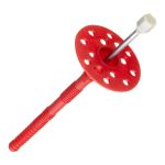 Дюбель для теплоизоляции Tech-Krep 10х140 мм металлический гвоздь с термоголовкой (60 шт.)