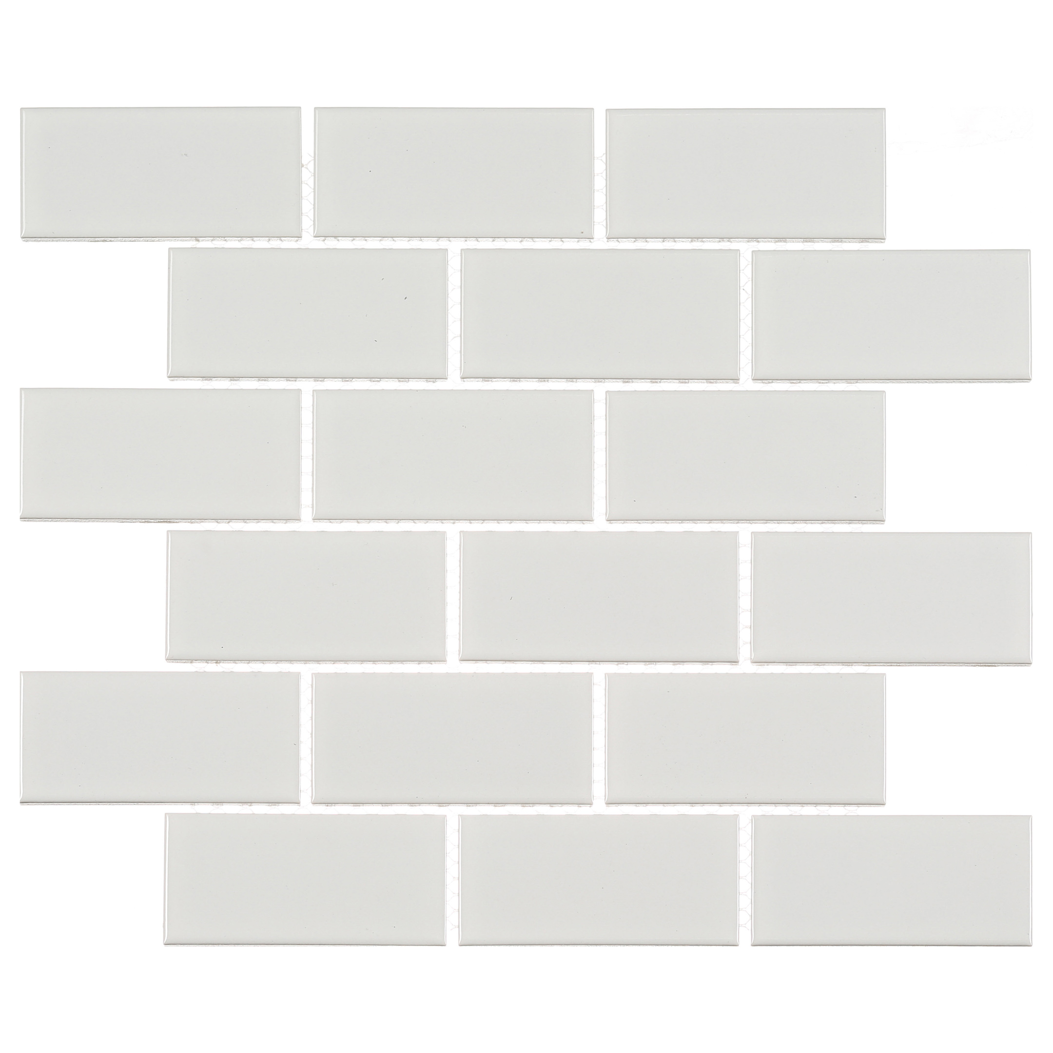 original-7949.jpg Мозаика Starmosaic Brick White Glossy белая керамическая 295х291х6 мм глянцевая — изображение 1