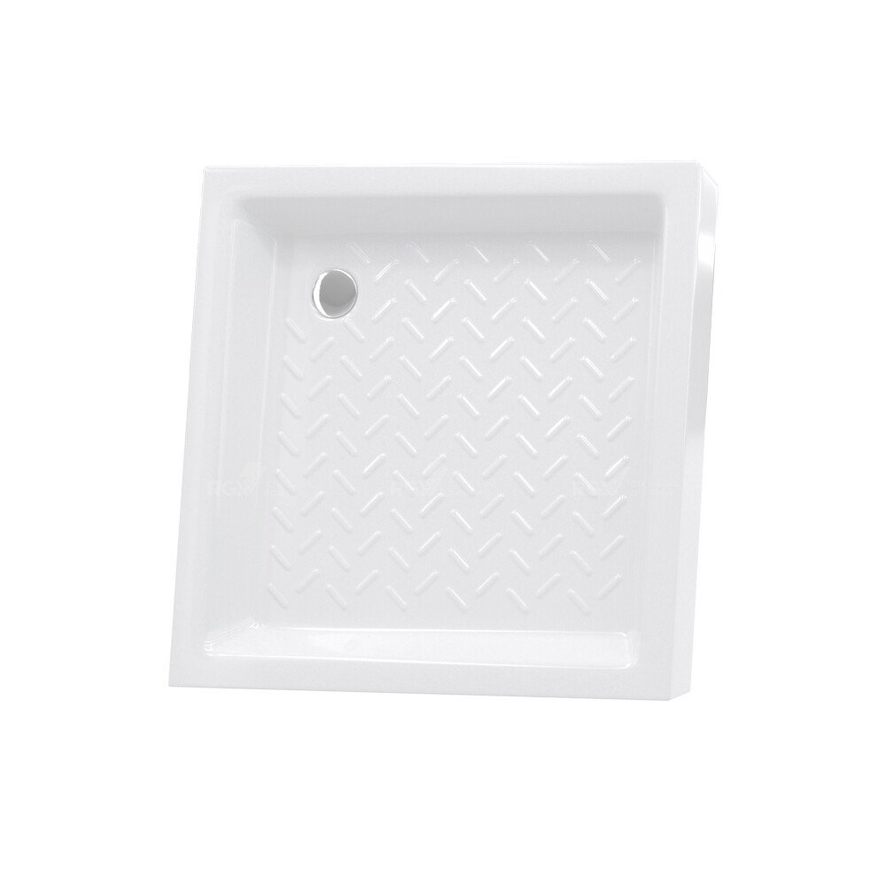 original-7959.jpg Поддон RGW CR 099 керамический 90х90х10 см квадрат белый низкий (19170199-01) — изображение 1