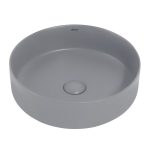 Раковина Abber Bequem 40 см накладная серая матовая (AC2109MG)
