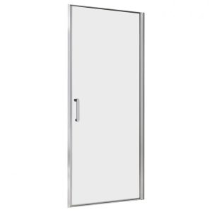 Душевая дверь Abber стекло прозрачное 90х195 см профиль хром 6 мм распашная (AG04090)