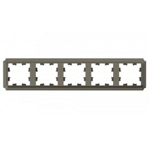Рамка Systeme Electric AtlasDesign Antique пятиместная шампань (ATN100505)
