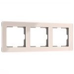 Рамка Werkel Acrylic трехместная айвори (a060539)