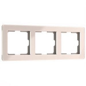 Рамка Werkel Acrylic трехместная айвори (a060539)