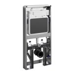 Инсталляция WasserKraft Naab 86 для подвесного унитаза с кнопкой белой со звукоизоляцией (86TLT.040.SE.WH)