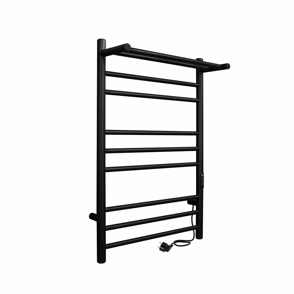 original-8393.jpg Полотенцесушитель электрический Indigo Line Trinity с полкой 700х432 мм 100 Вт с терморегулятором черный муар — изображение 1