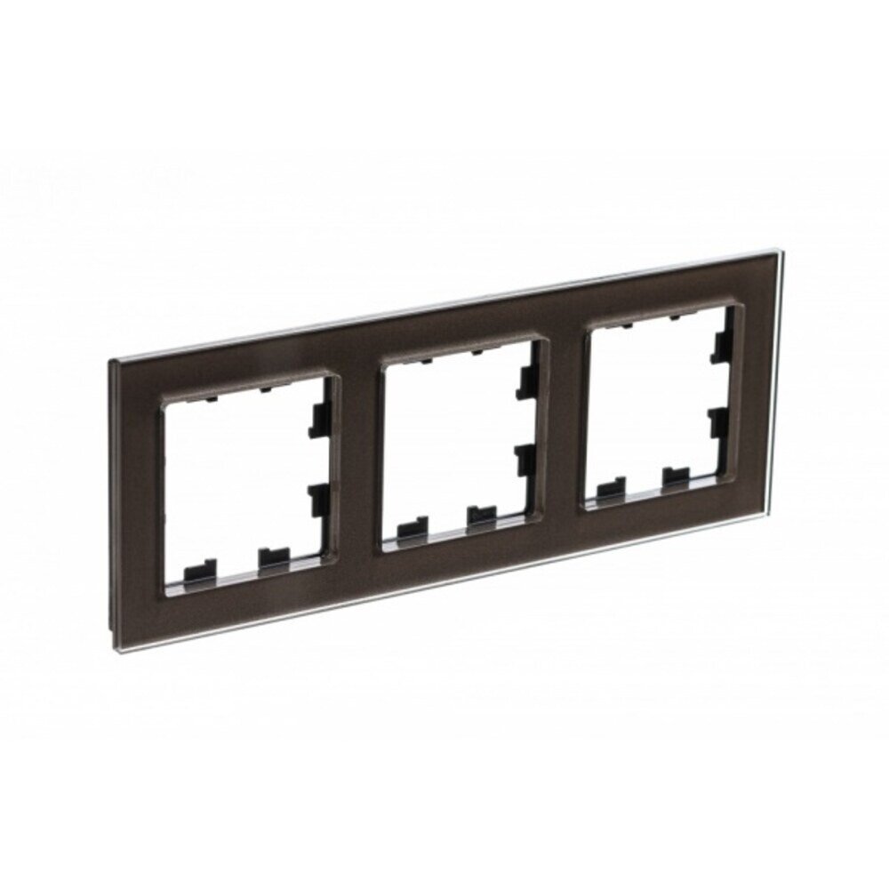 original-8556.jpg Рамка Systeme Electric AtlasDesign Nature трехместная мокко (ATN320603) — изображение 1