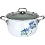 Кастрюля Магнитогорская эмаль Укроп 2 л эмалированная сталь (055037)