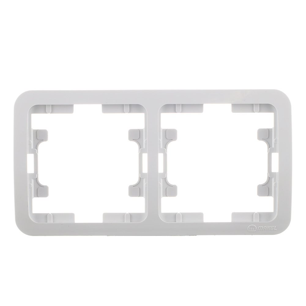 original-8727.jpg Рамка Makel Mimoza двухместная белая (22012) — изображение 1