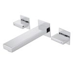 Смеситель для раковины встраиваемый Abber Daheim хром двухвентильный (AF82122)