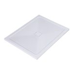 Поддон WasserKraft Dinkel искусственный камень 120х90х4 см прямоугольник белый низкий (58T07)