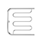 Полотенцесушитель водяной Indigo Liana 600х400 мм фокстрот с боковым подключением 500 мм хром