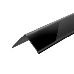 Уголок ПВХ 15х15х2700 мм глянцевый 007-0 черный