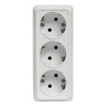 Розетка EKF Рим накладная белая (ENR16-228-10)