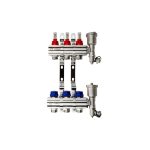 Коллекторная группа с расходомерами Ридан FHF-11RF 1 ВР(г) х 11 выходов 3/4 НР(ш) ЕК х 1 ВР(г)