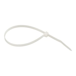 Стяжка кабельная EKF Basic 250х4,8 мм нейлоновая белая (100 шт.) (plc-c-4.8x250)