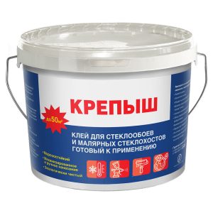 Клей для стеклообоев Крепыш готовый 10 кг